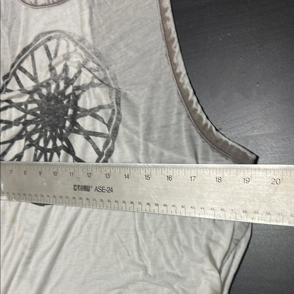 SoulCycle Black and White Sleeveless Cut Out Tank Top - Picture 5 of 7